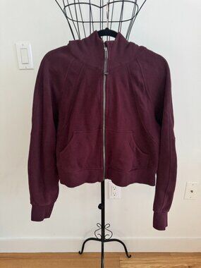 Lululemon Scuba Oversized Full-Zip Hoodie Cassis XS/S